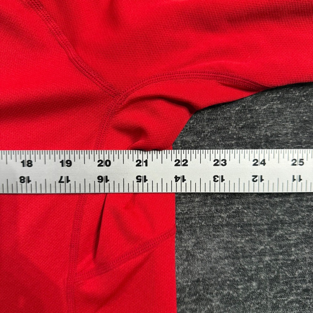 Nike Dri-FIT Mens Large Red Long Sleeve Training Running Shirt Performance Top - Picture 4 of 16